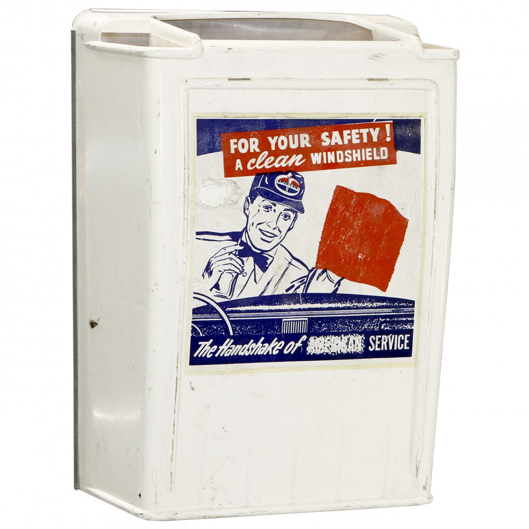 TRASH CAN / GAS STATION / ROUND / WHITE Air Designs