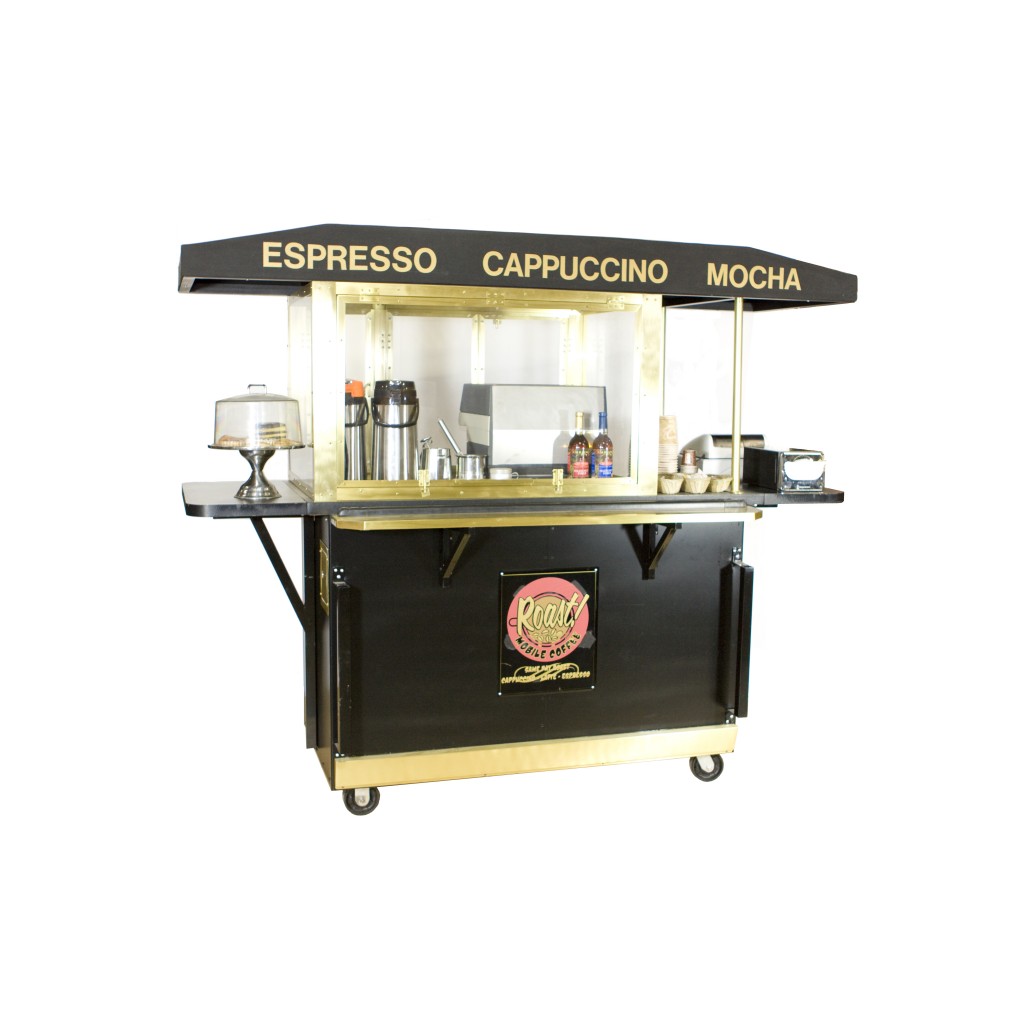 ESPRESSO & COFFEE CART / LARGE / BROWN / DRESSED Air Designs
