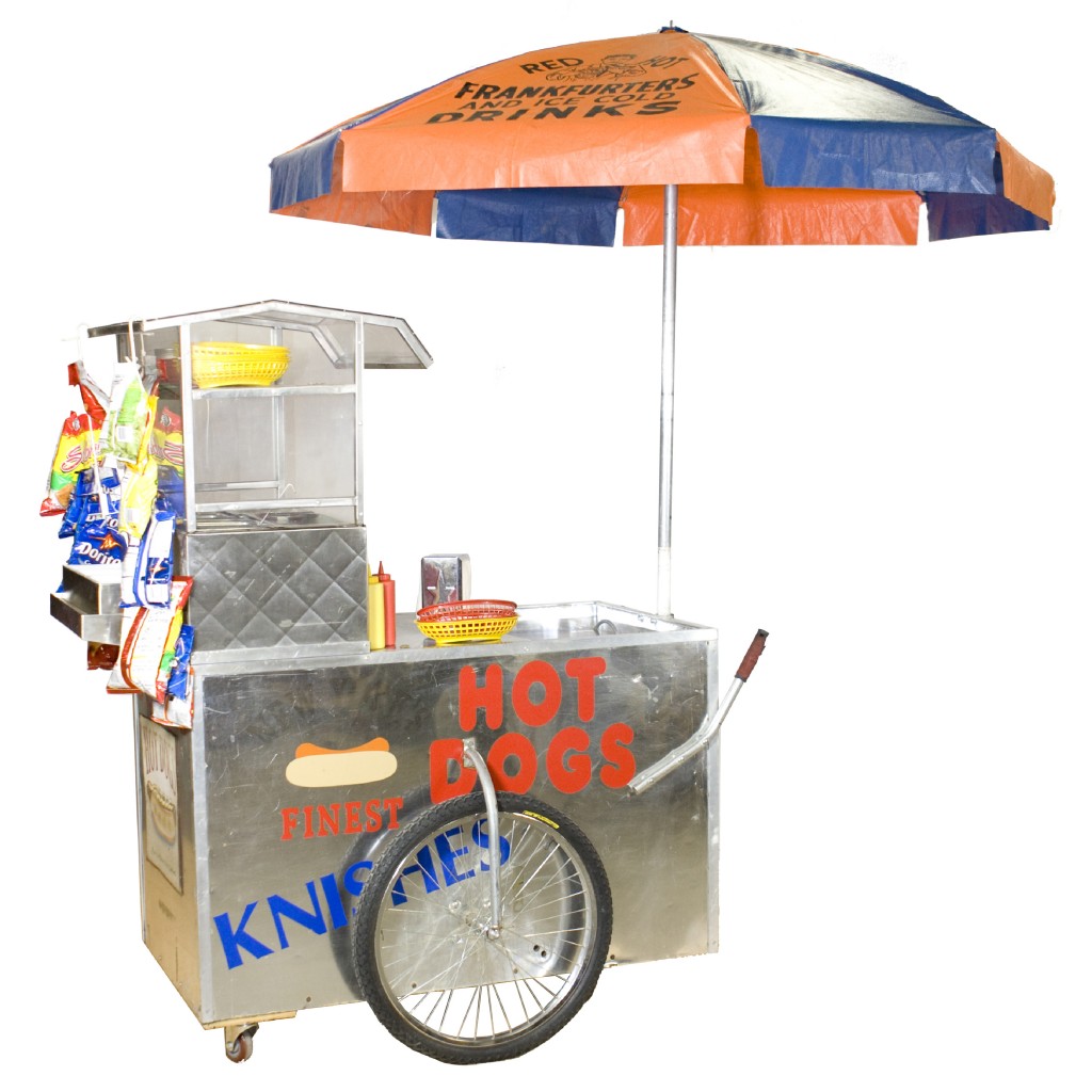 HOT DOG VENDOR CART W/ AWNING Air Designs