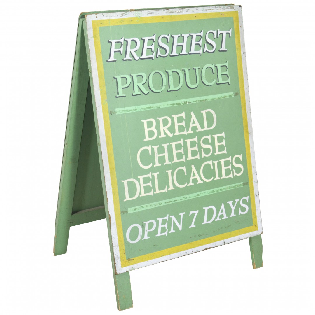 FRESHEST PRODUCE / A FRAME SIGN | Air Designs