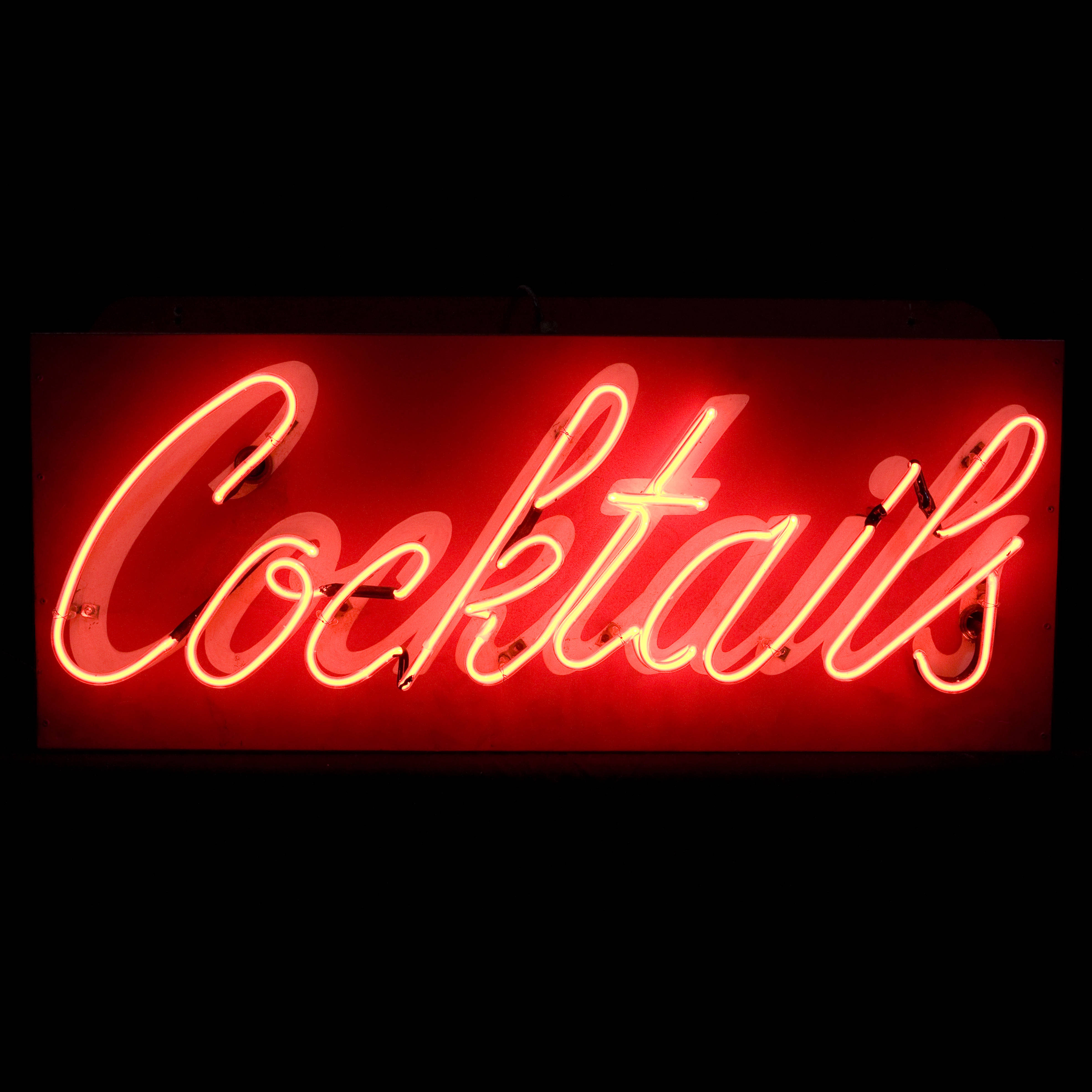 Cocktails Script / Neon Signer | Conceptions aériennes