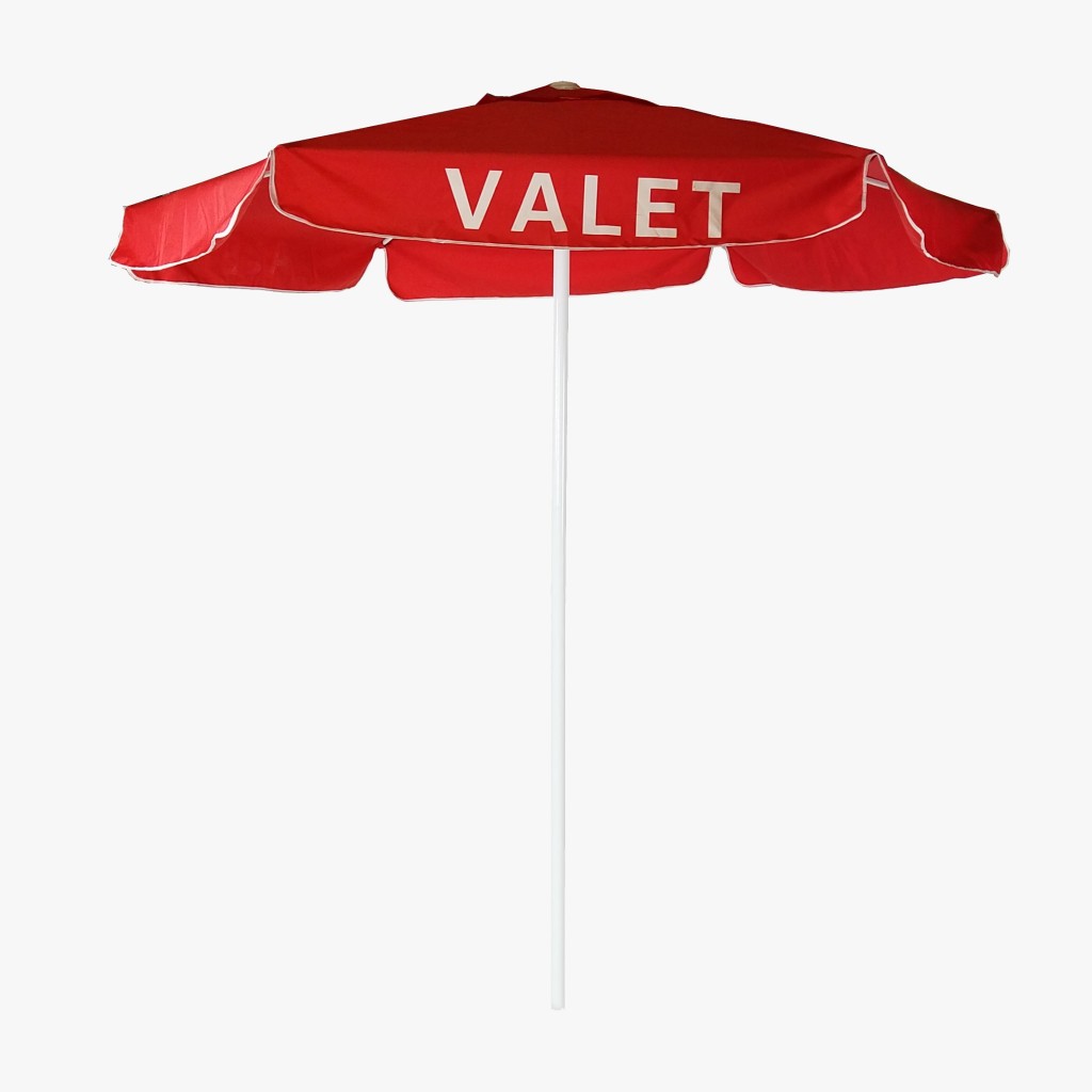 VALET UMBRELLA RED & WHITE Air Designs