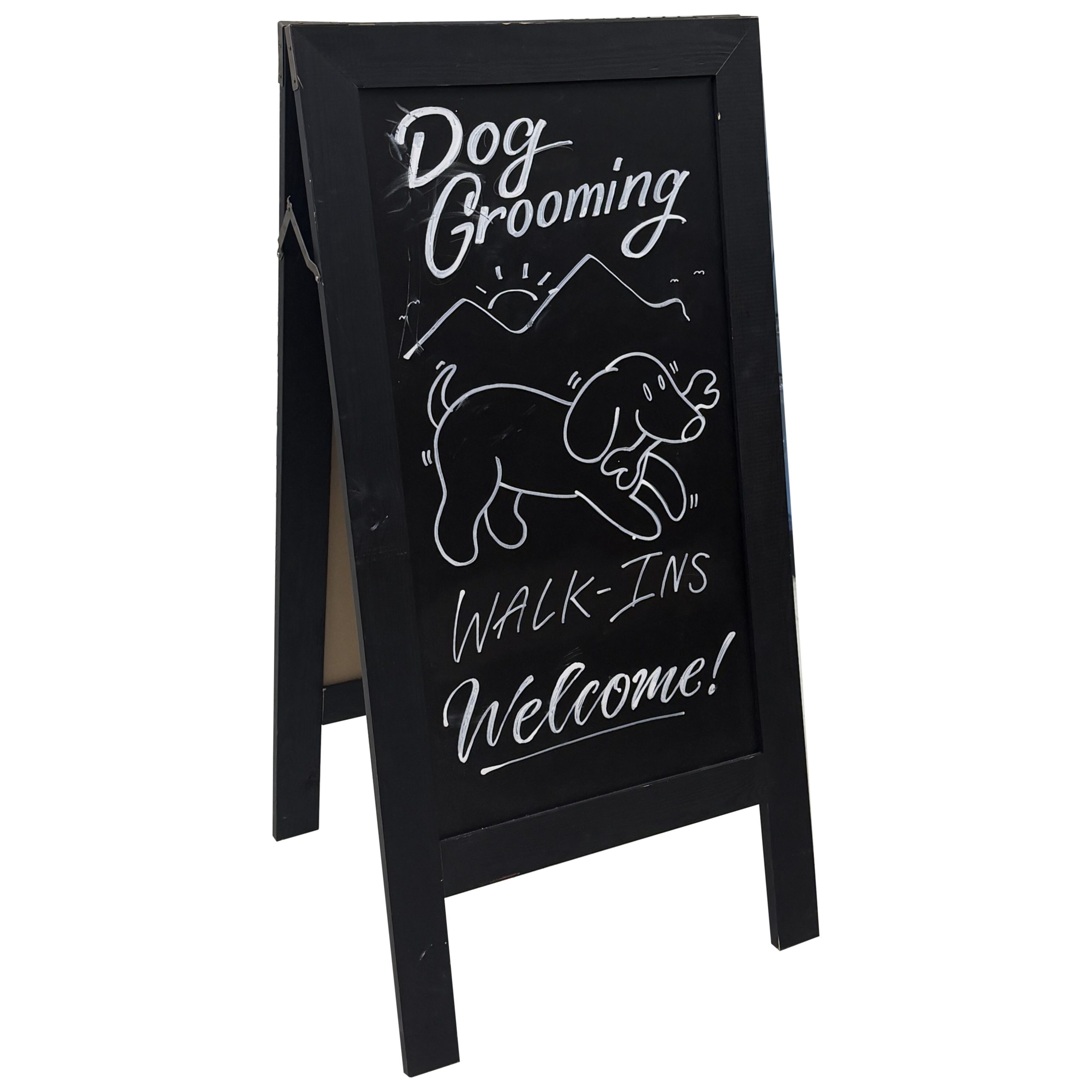 CHALK BOARD / A FRAME SIGN / SMALL / BLACK