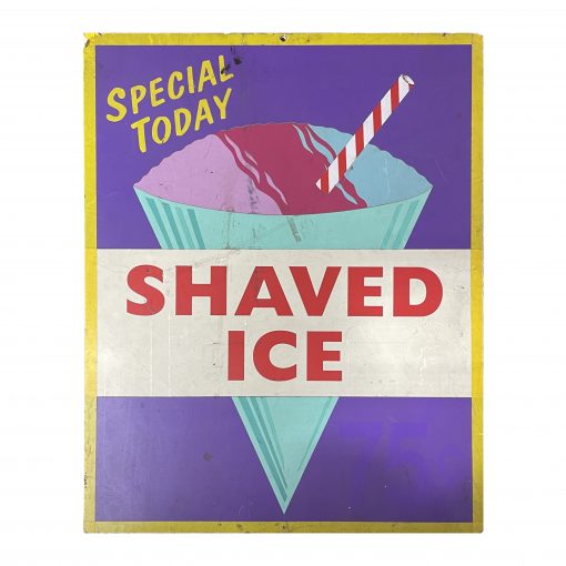 “SHAVED ICE” SIGN / MASONITE | Air Designs